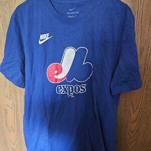NWOT Montreal Expos Nike Team Logo Tee Men's Size Medium - $35 MSRP